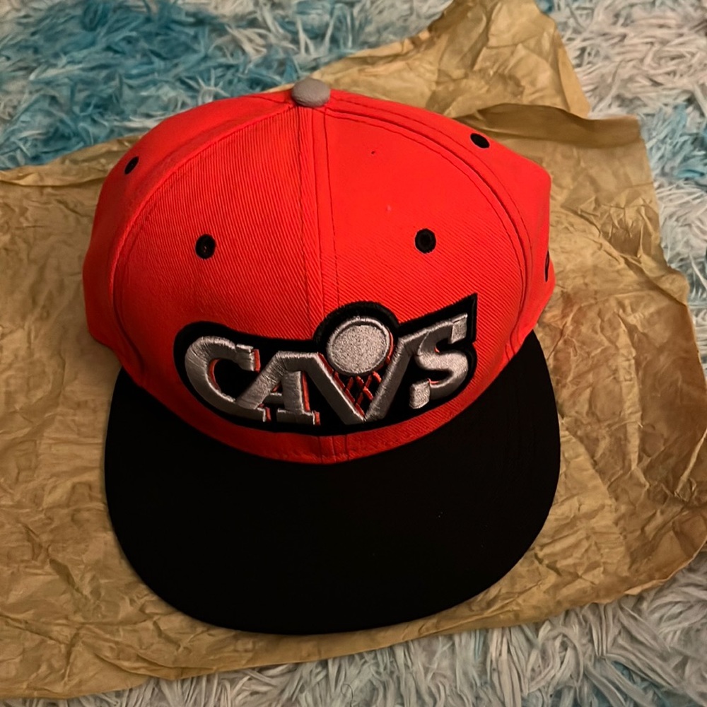 Cavs new era cap one size orange. Black. Grey new condition